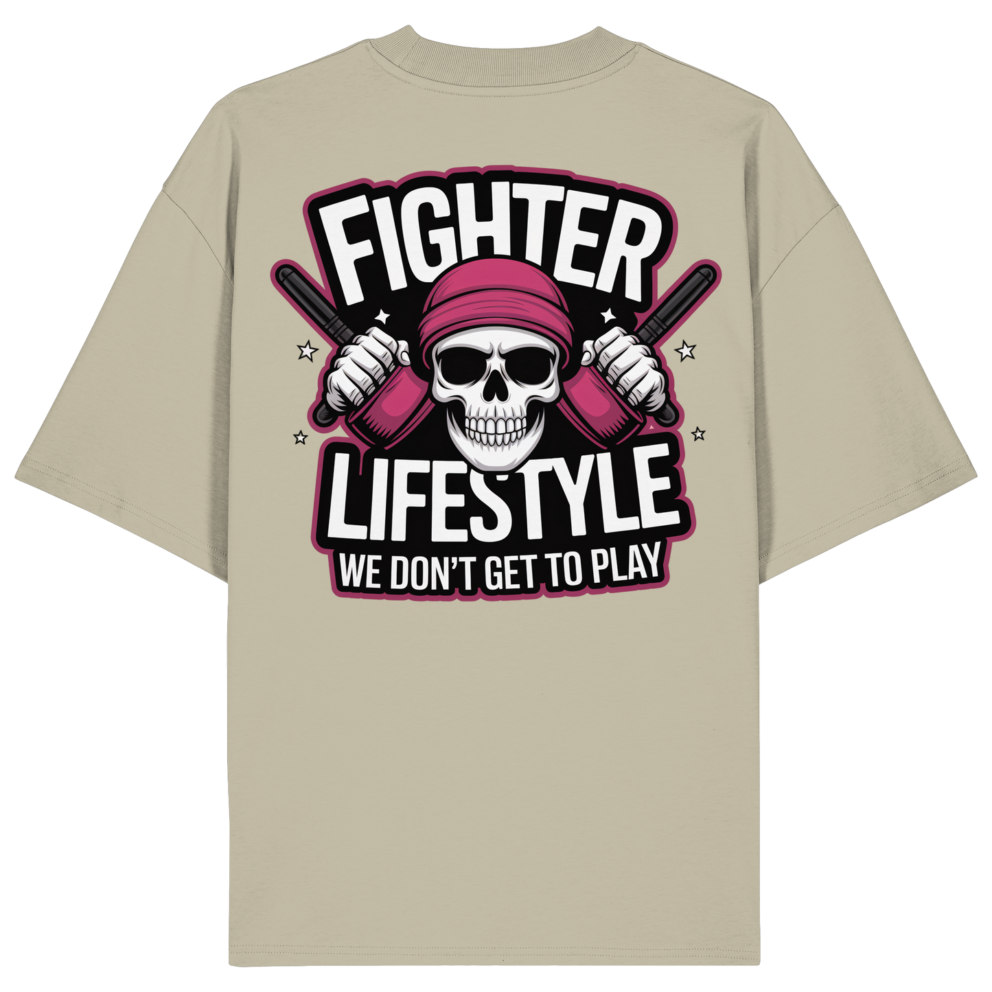 Don't Play Gold No46 - Organic Oversize Shirt