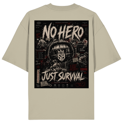 No Hero Gold No70 - Organic Oversize Shirt