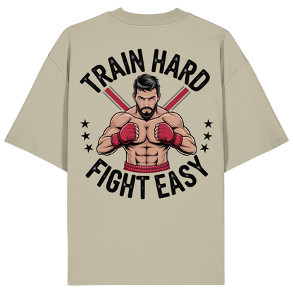 Train Hard Muaythai No11 - Organic Oversize Shirt