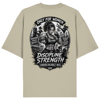 Only For Women Fight No12 - Organic Oversize Shirt