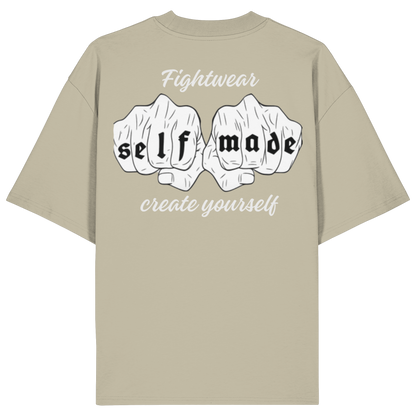 Create yourself Gold No47 - Organic Oversize Shirt