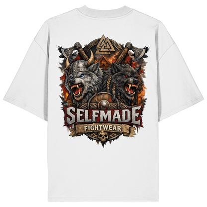 Walhalla Wolf Animal No7 - Organic Oversize Shirt