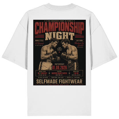 Champ Night Boxing No13 - Organic Oversize Shirt