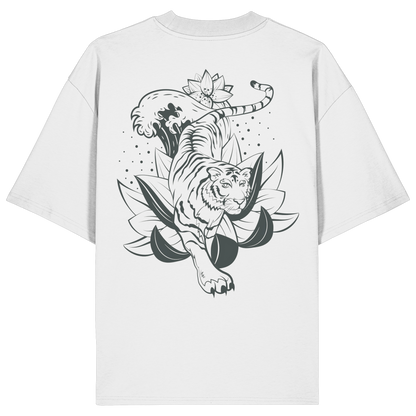 Tiger 2 Animal No6 - Organic Oversize Shirt