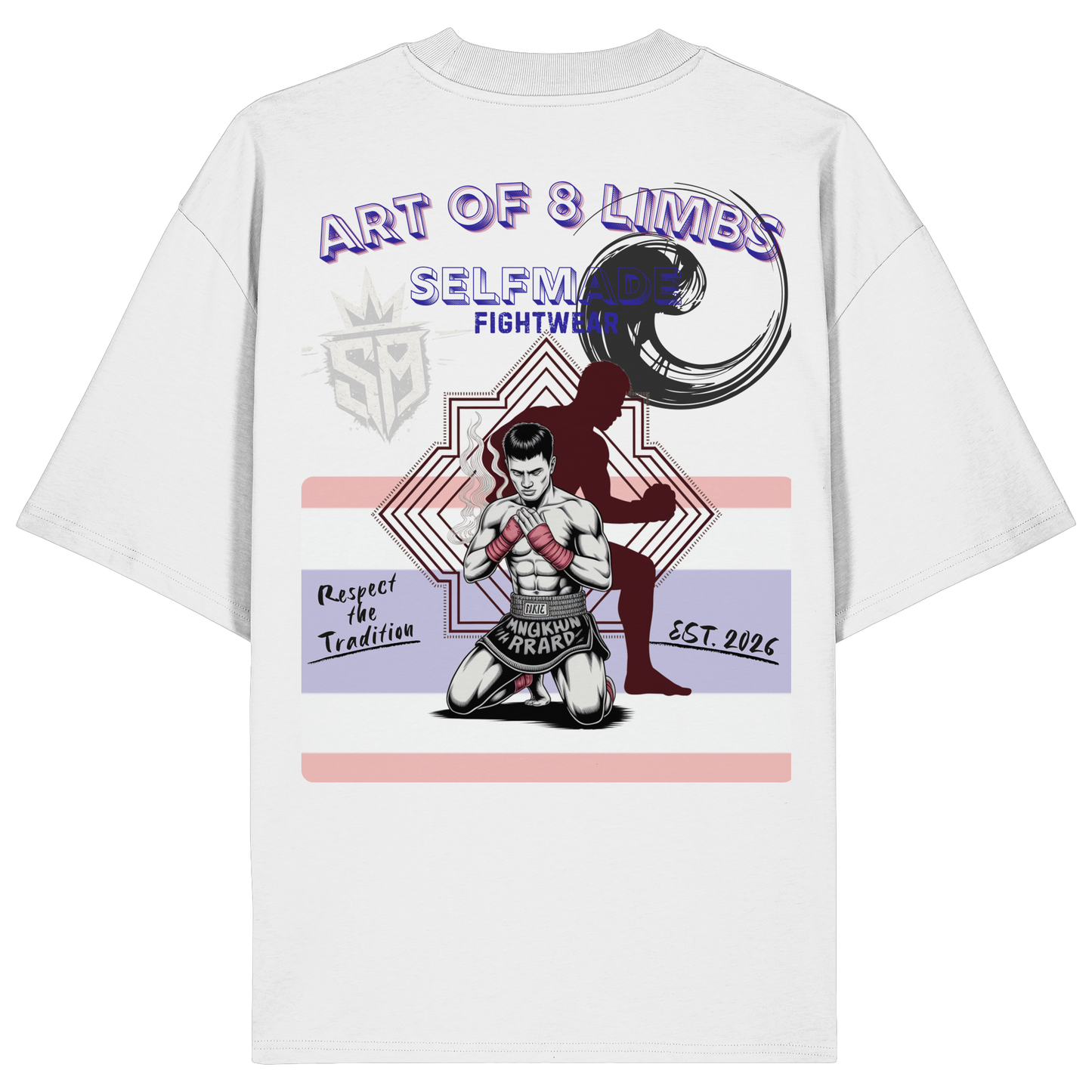 8 Limbs Muaythai No15 - Organic Oversize Shirt