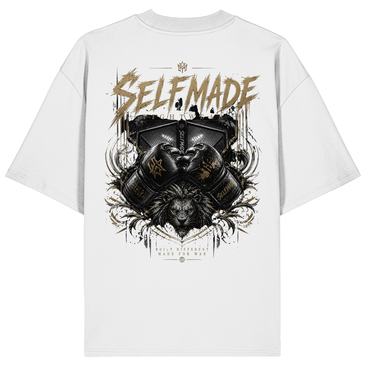 Cage Fight Gold No23 - Organic Oversize Shirt