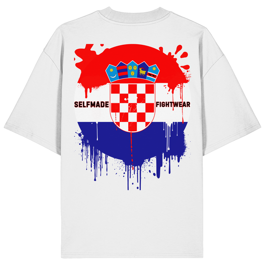 Croatia Edition Gold No78 - Organic Oversize Shirt