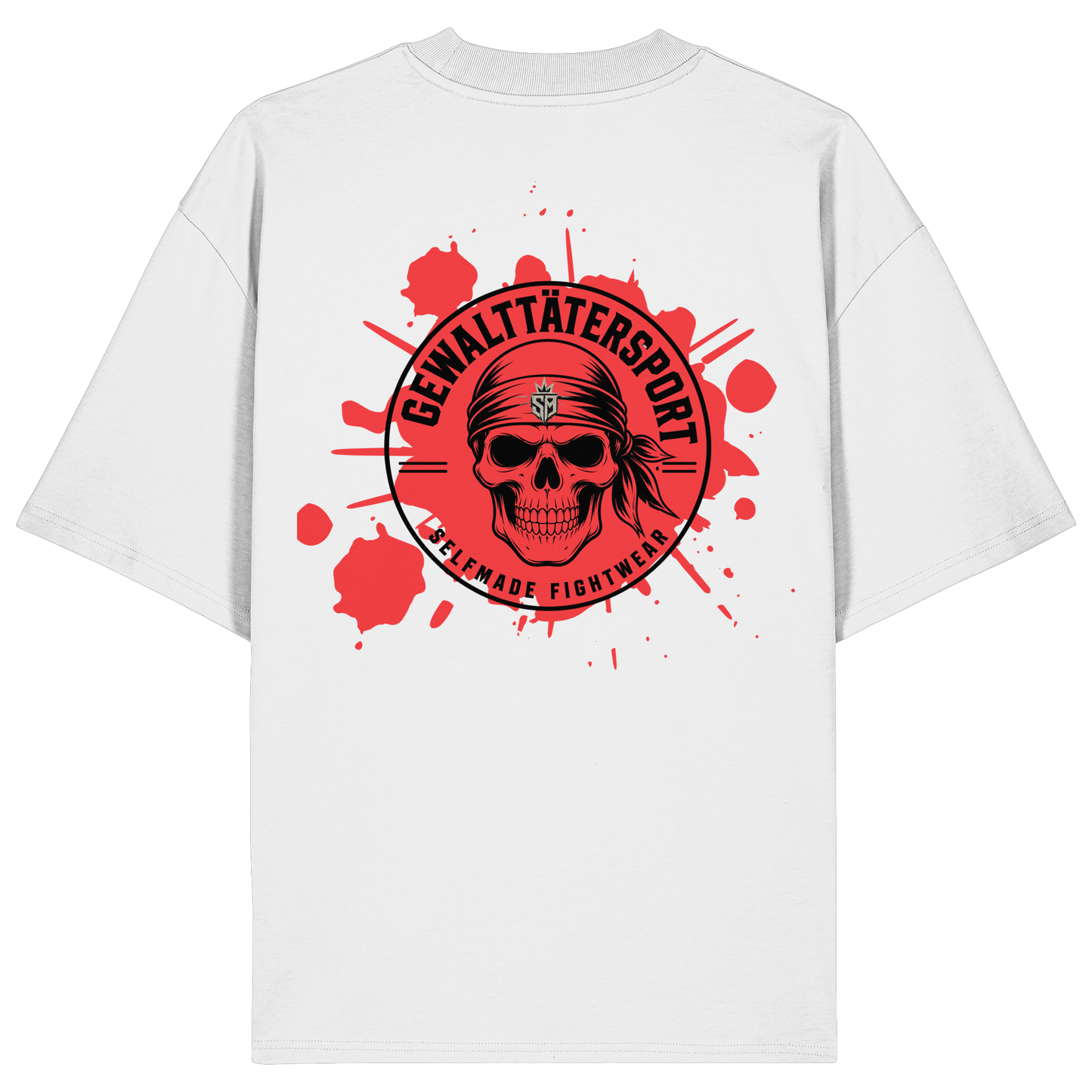 Skull Sport Gold No11 - Organic Oversize Shirt