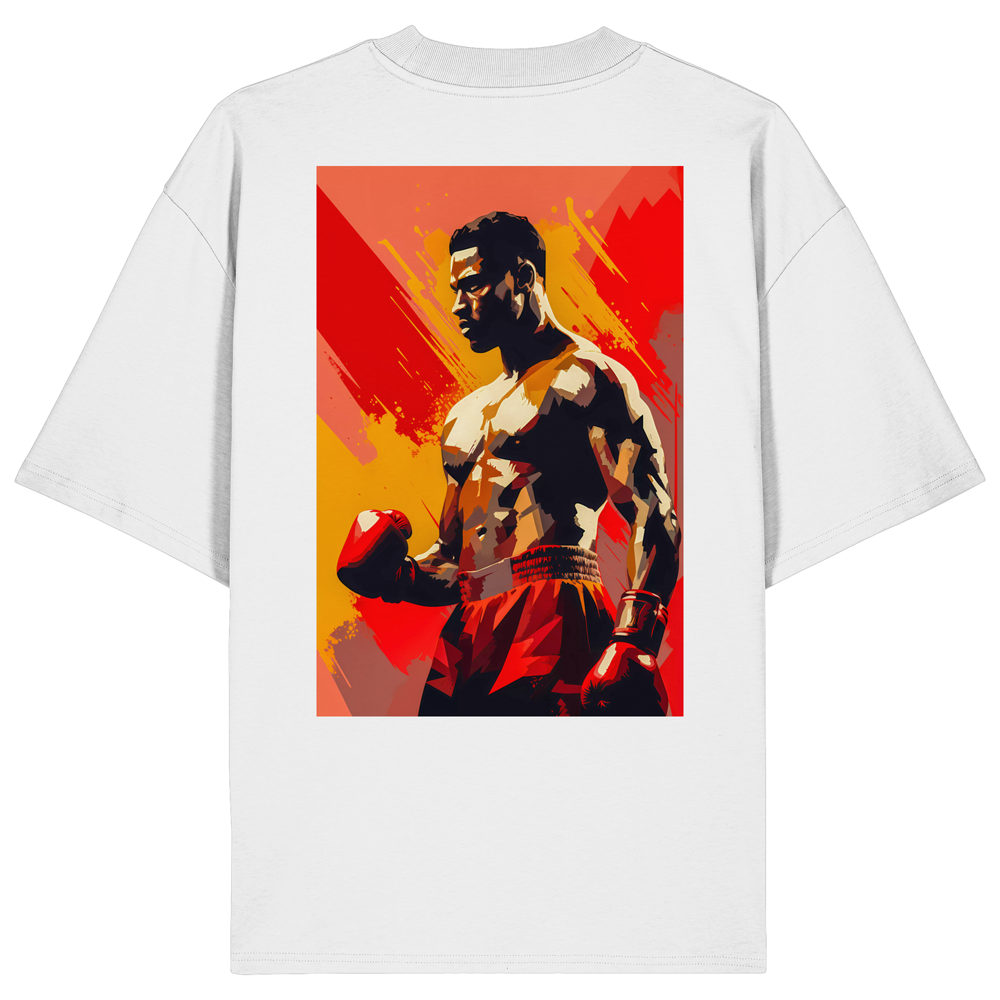 Boxer Red Gold No6 - Organic Oversize Shirt