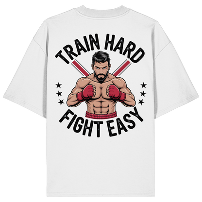Train Hard Muaythai No11 - Organic Oversize Shirt