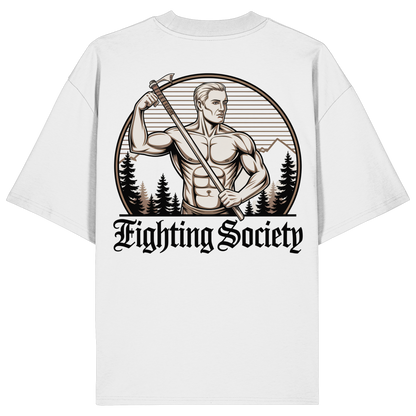 Fighting Society Gold No16 - Organic Oversize Shirt