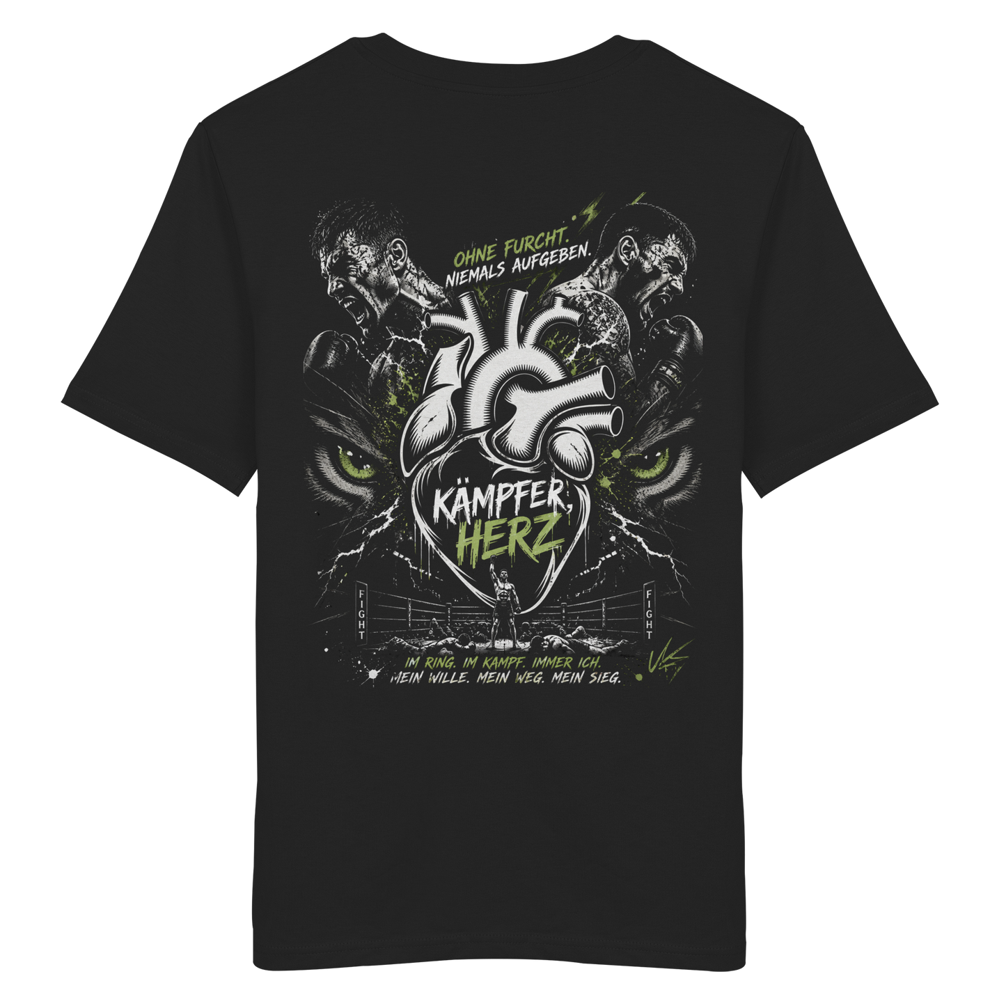 Kämpferherz Gold No26 - Organic Shirt