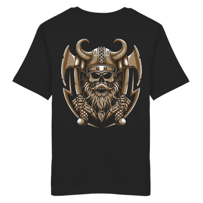 Viking Skull Gold No21 - Organic Shirt