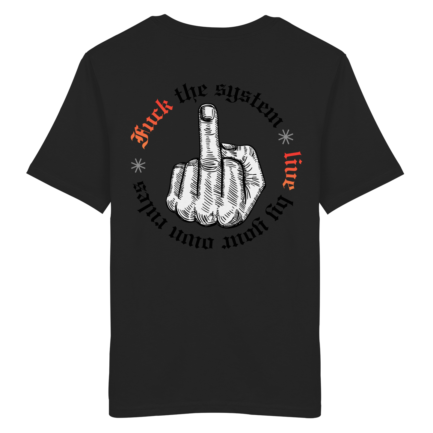 Fuck The System Gold No48 - Organic Shirt