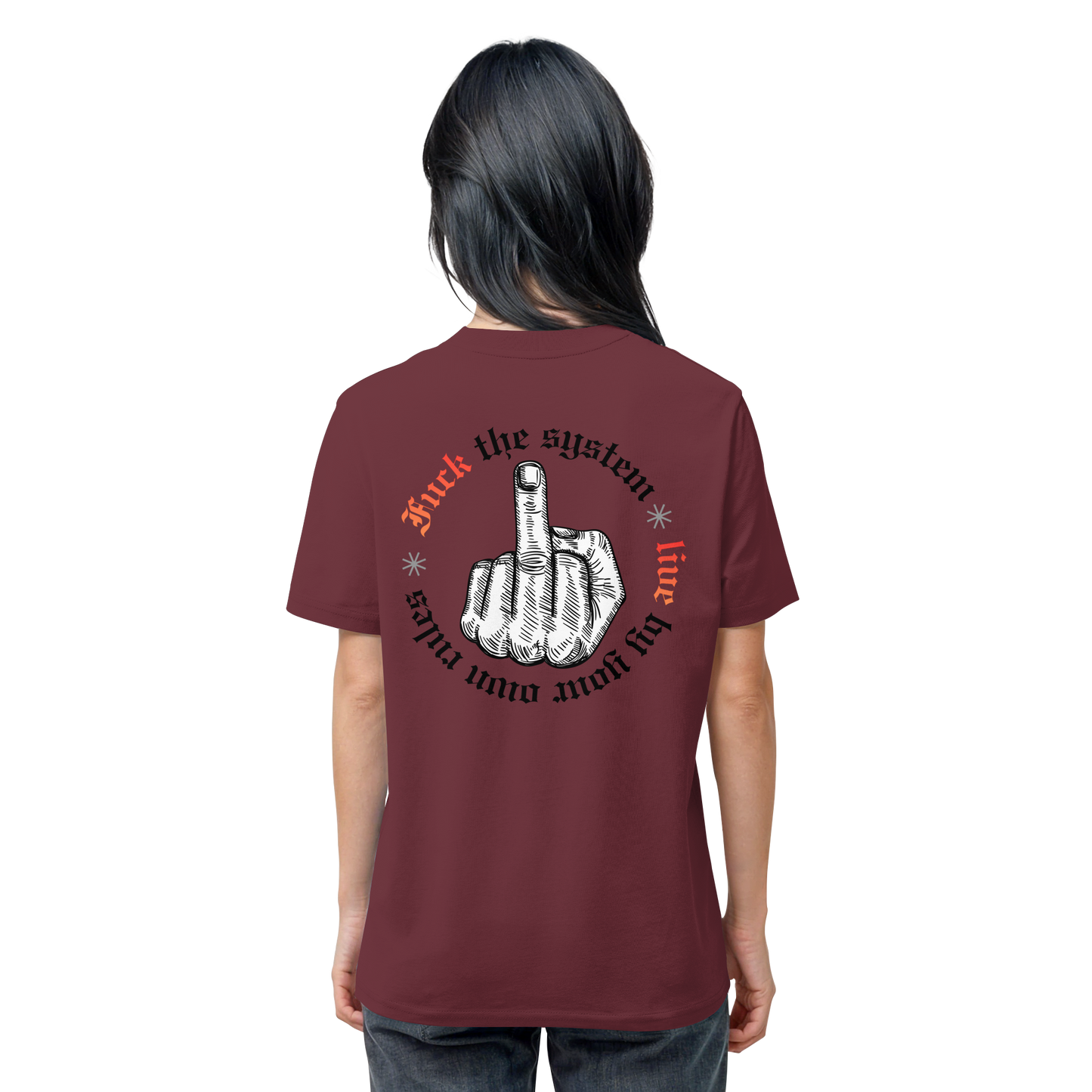 Fuck The System Gold No48 - Organic Shirt
