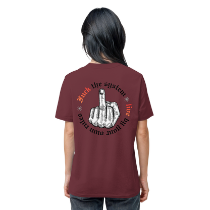 Fuck The System Gold No48 - Organic Shirt
