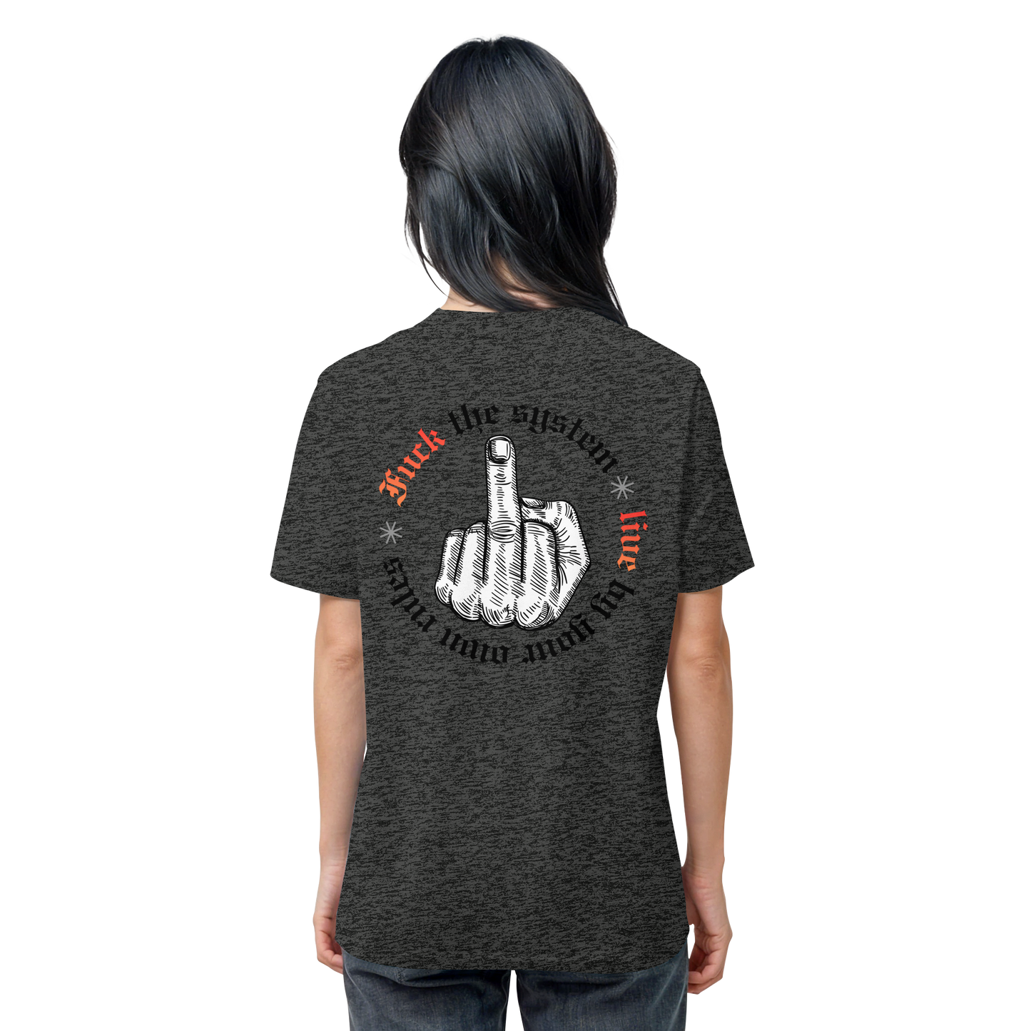 Fuck The System Gold No48 - Organic Shirt