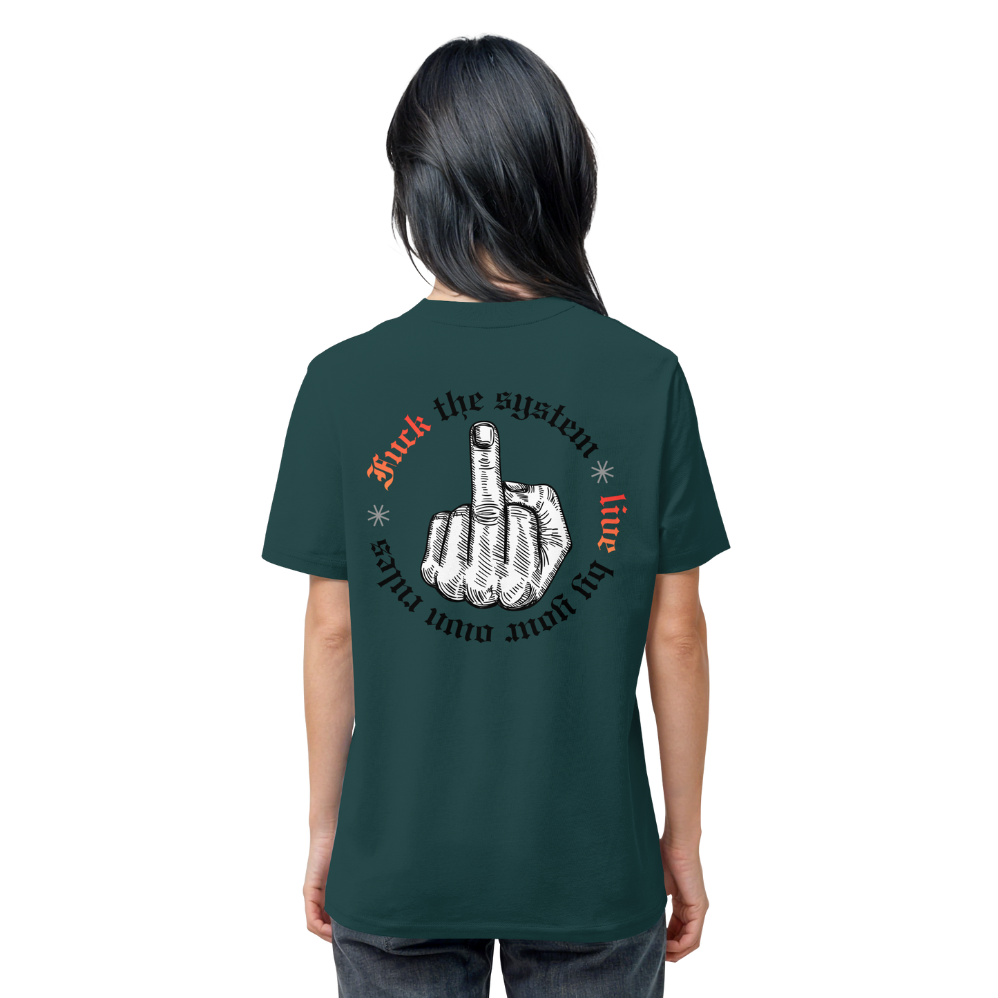 Fuck The System Gold No48 - Organic Shirt