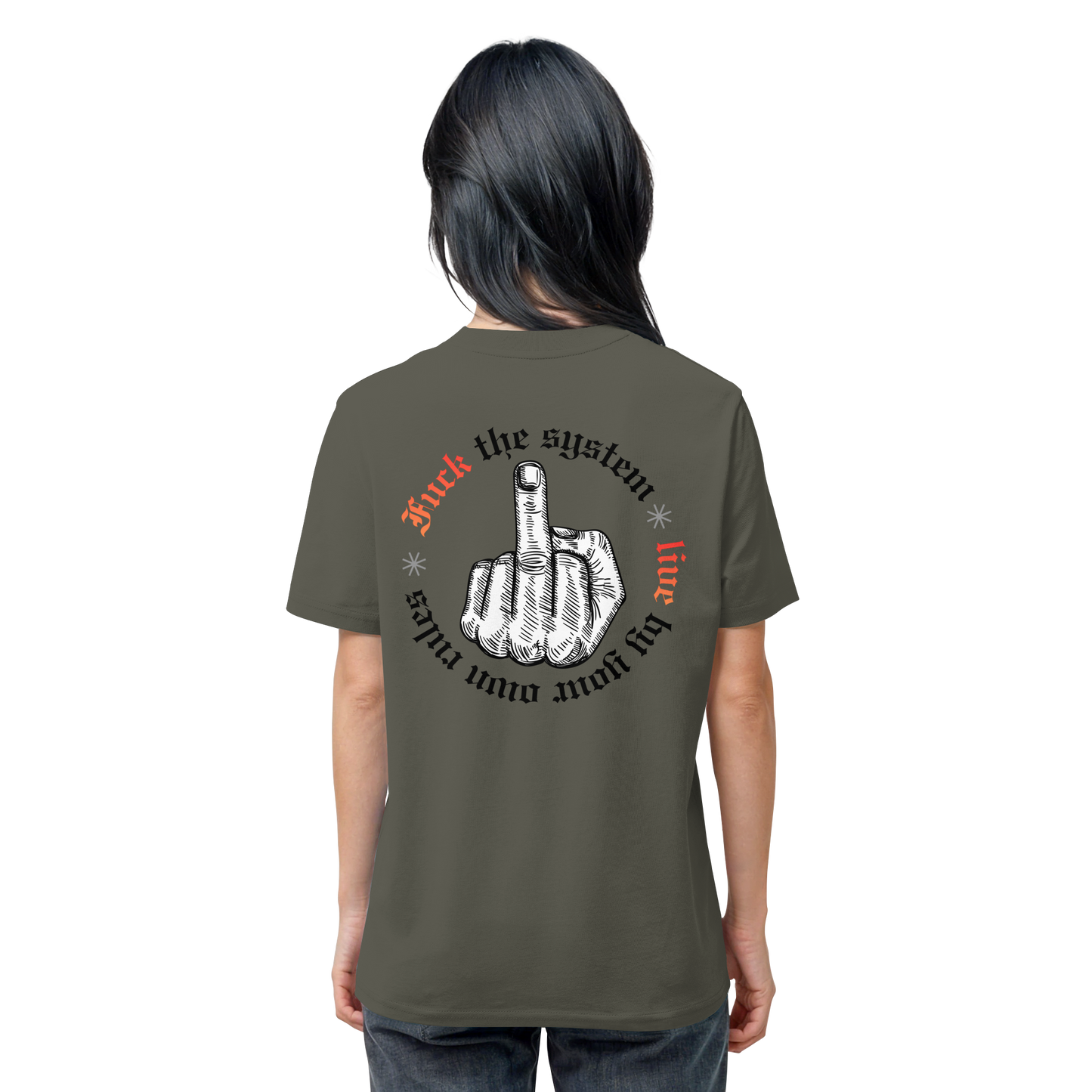 Fuck The System Gold No48 - Organic Shirt