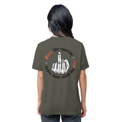 Fuck The System Gold No48 - Organic Shirt