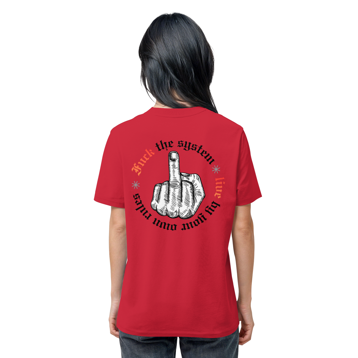 Fuck The System Gold No48 - Organic Shirt
