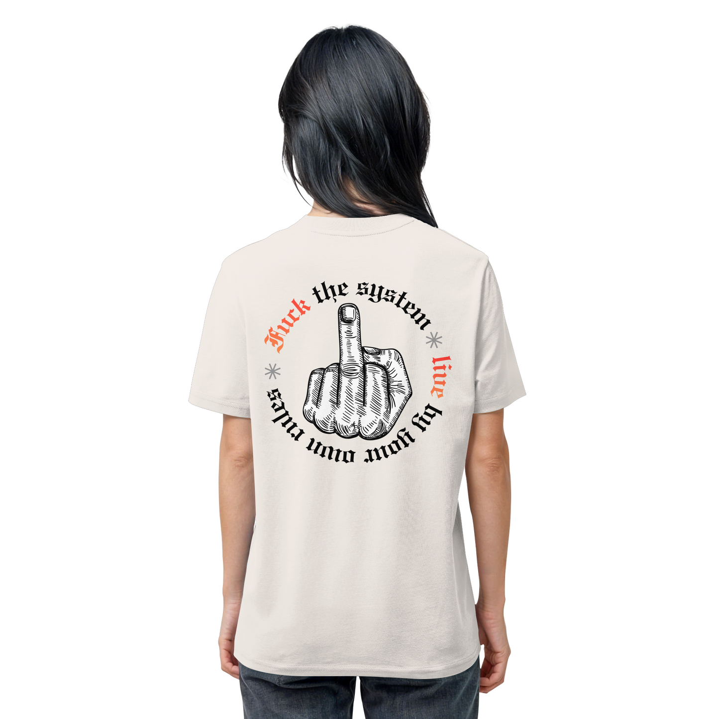 Fuck The System Gold No48 - Organic Shirt