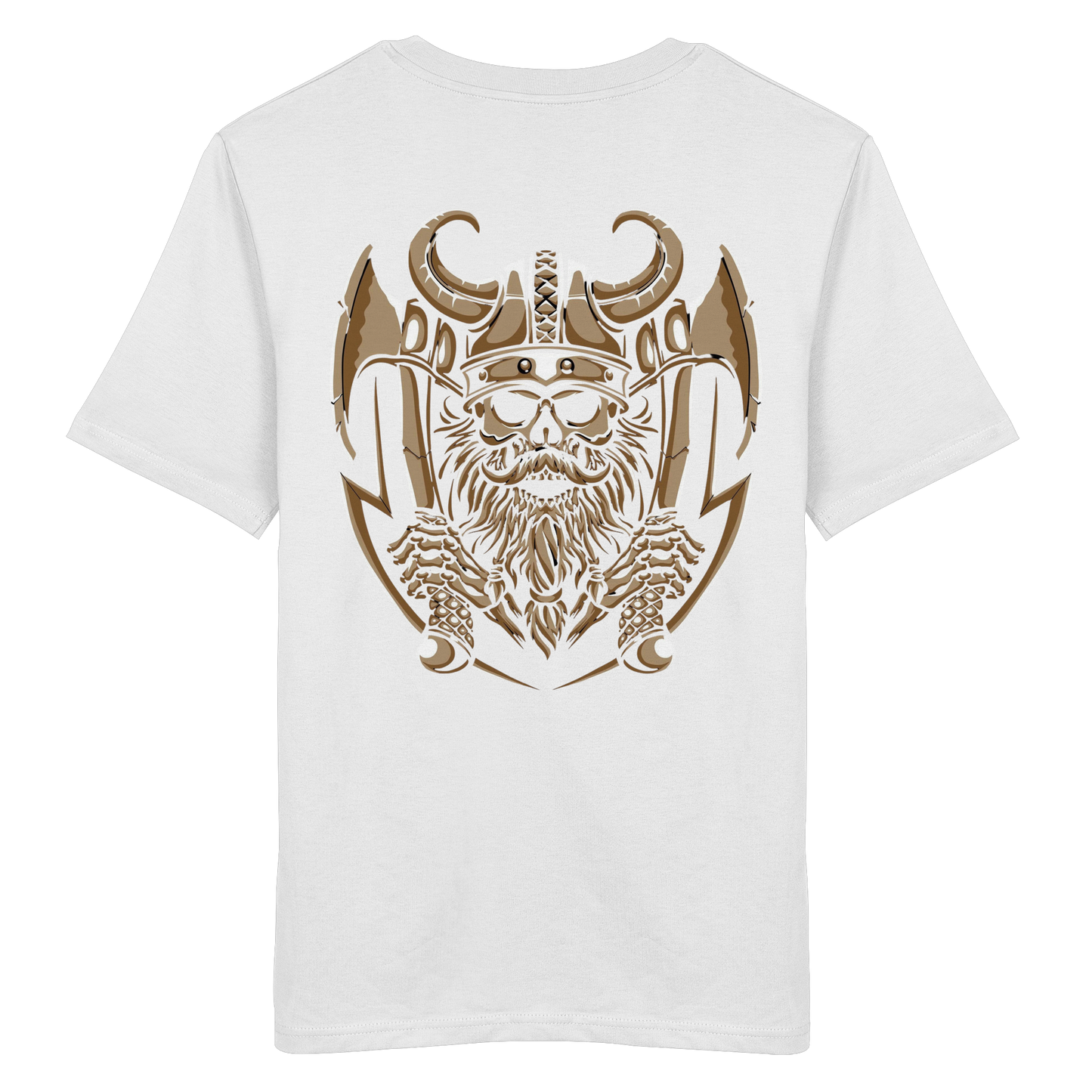 Viking Skull Gold No21 - Organic Shirt