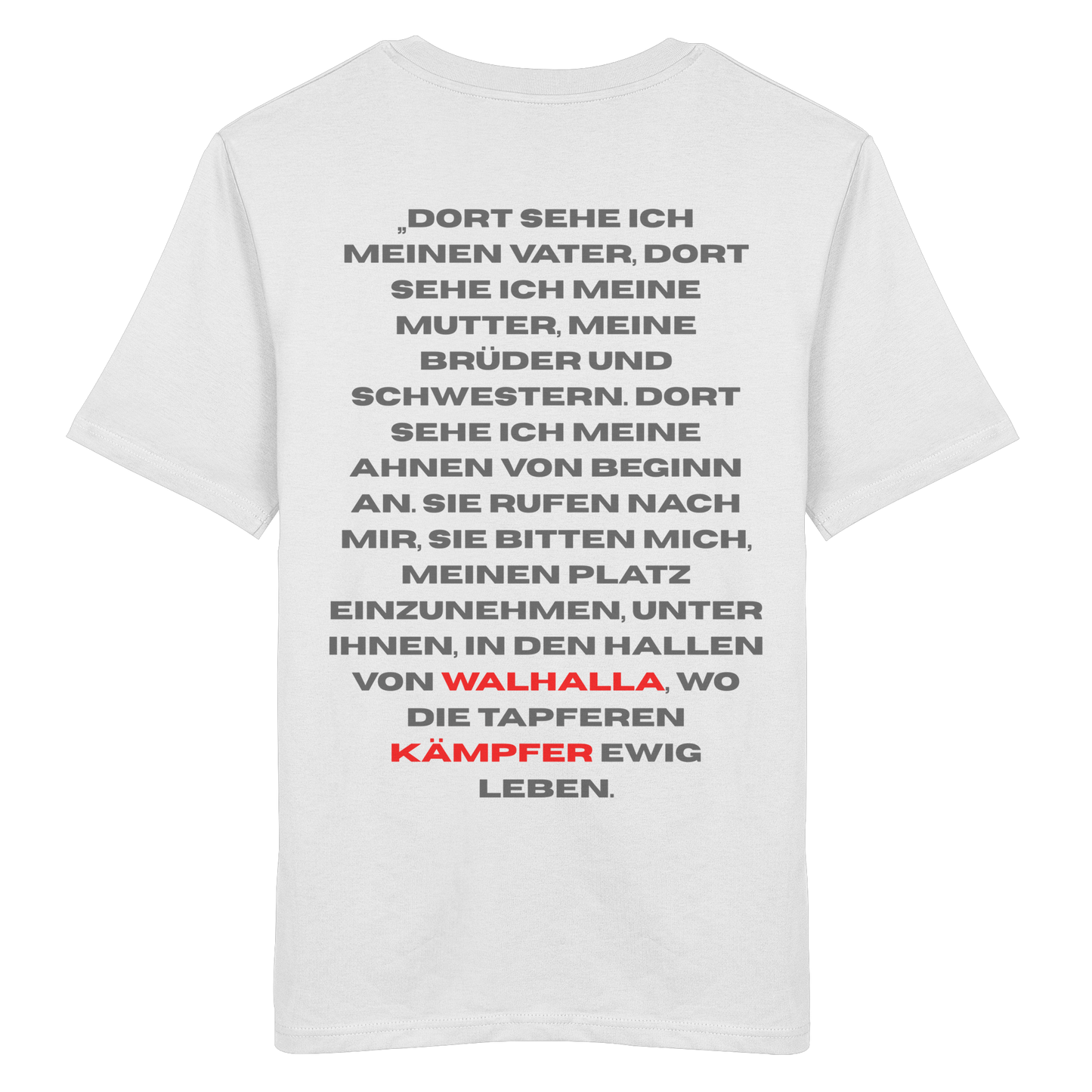 Viking Gebet Gold No19 - Organic Shirt