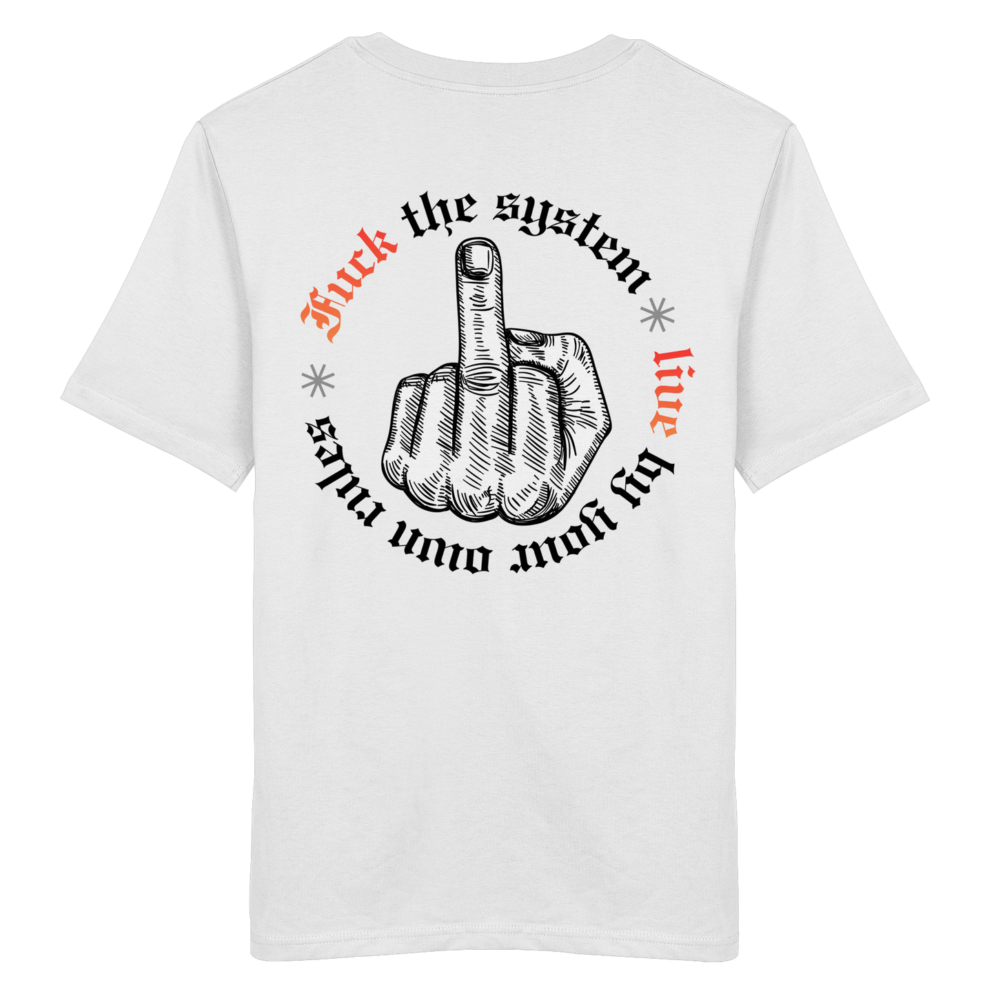 Fuck The System Gold No48 - Organic Shirt