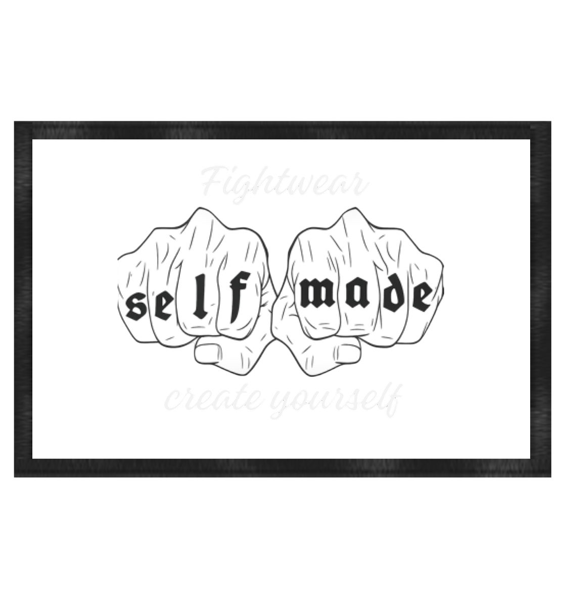 Create yourself - Fußmatte 60x40cm