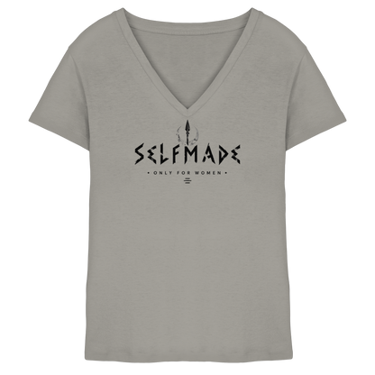 Only for Women No3 - Ladies V-Neck Shirt