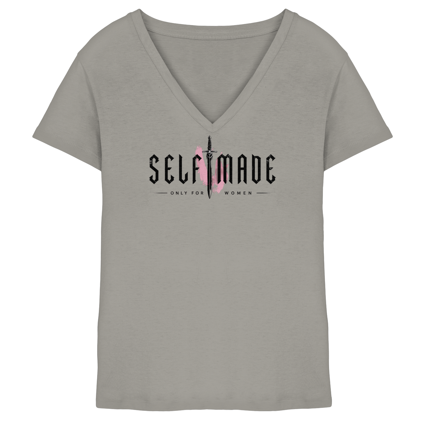 only for Women No4 - Ladies V-Neck Shirt