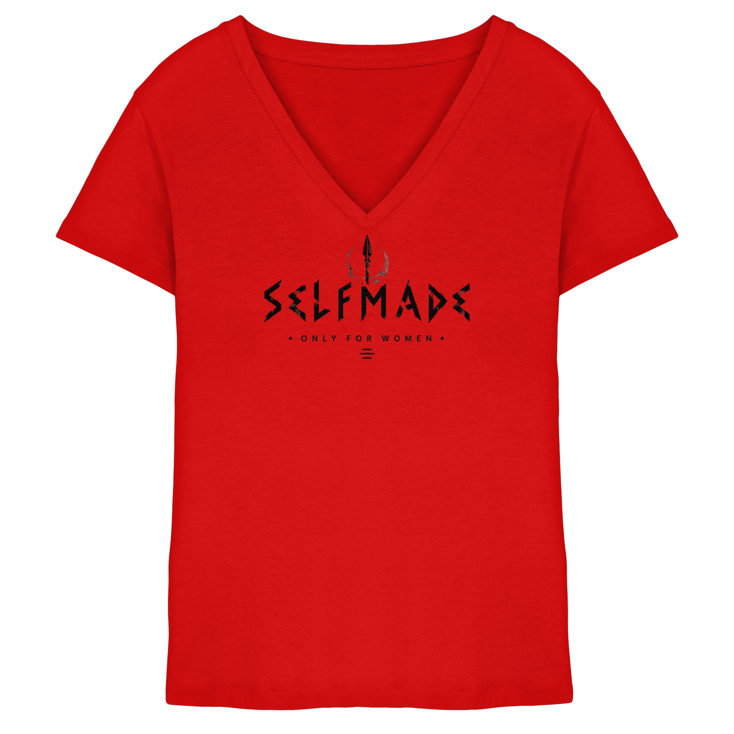 Only for Women No3 - Ladies V-Neck Shirt