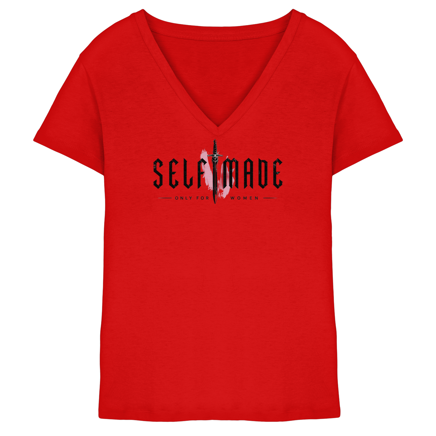 only for Women No4 - Ladies V-Neck Shirt