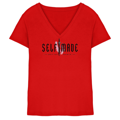 only for Women No4 - Ladies V-Neck Shirt