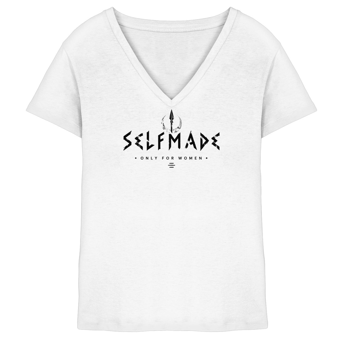 Only for Women No3 - Ladies V-Neck Shirt