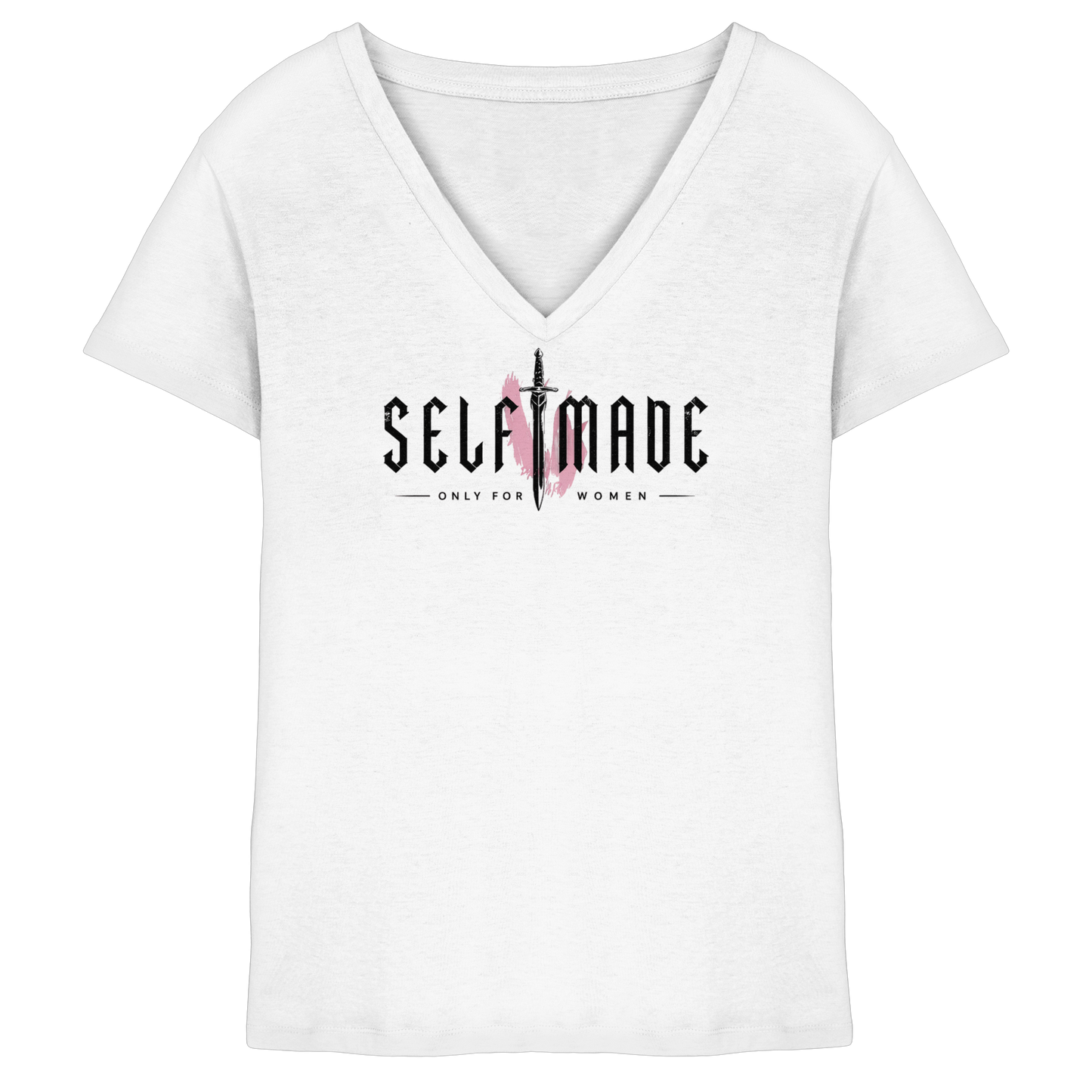 only for Women No4 - Ladies V-Neck Shirt