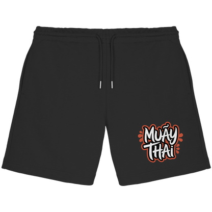 MuayThai Front No5 - Organic Jogger Shorts