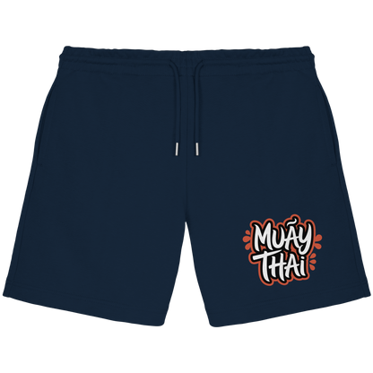 MuayThai Front No5 - Organic Jogger Shorts