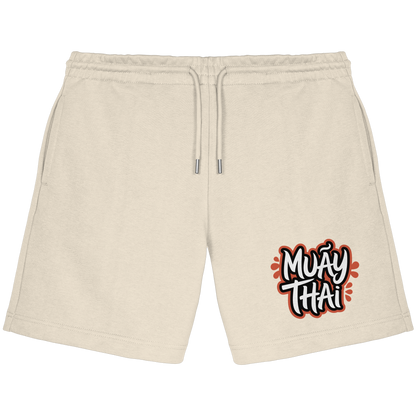 MuayThai Front No5 - Organic Jogger Shorts