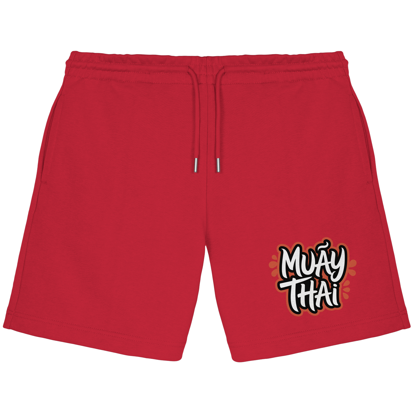MuayThai Front No5 - Organic Jogger Shorts