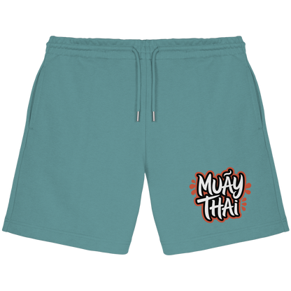 MuayThai Front No5 - Organic Jogger Shorts