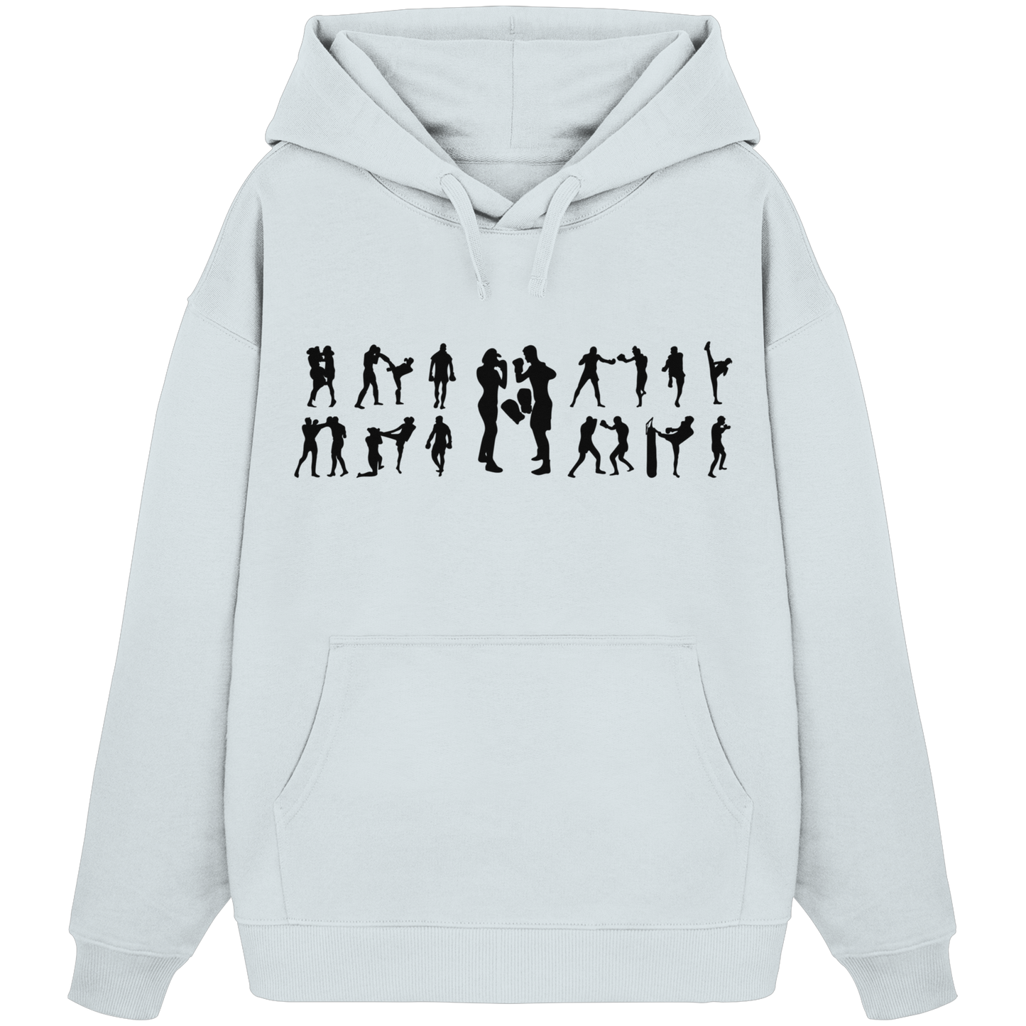 Collage MuayThai No2 - Organic Oversize Hoodie