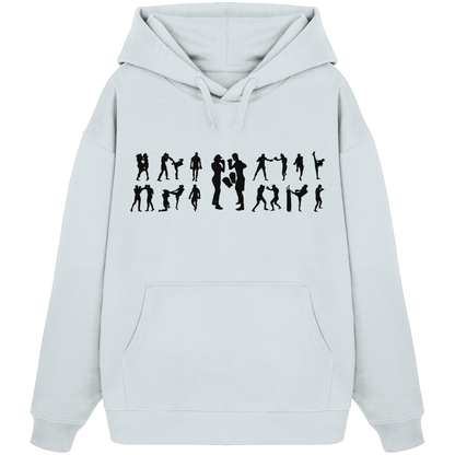 Collage MuayThai No2 - Organic Oversize Hoodie