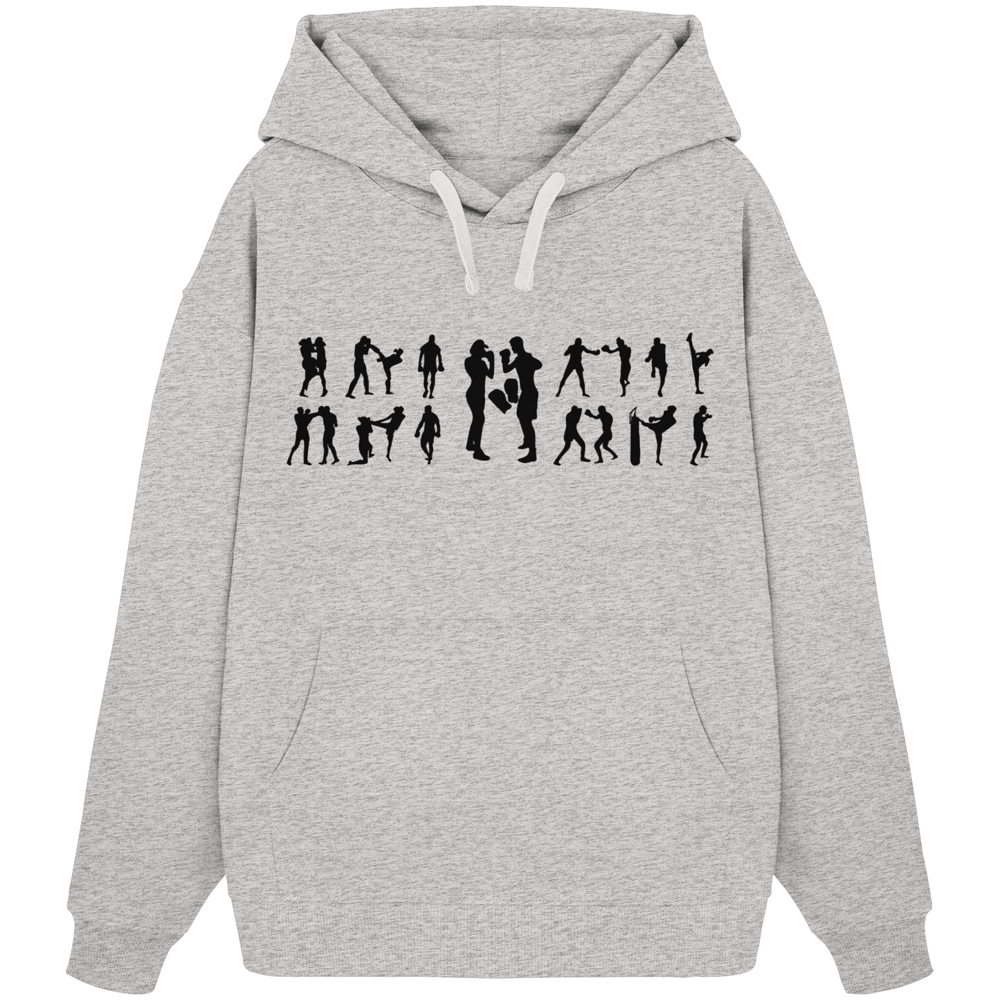Collage MuayThai No2 - Organic Oversize Hoodie