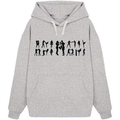 Collage MuayThai No2 - Organic Oversize Hoodie
