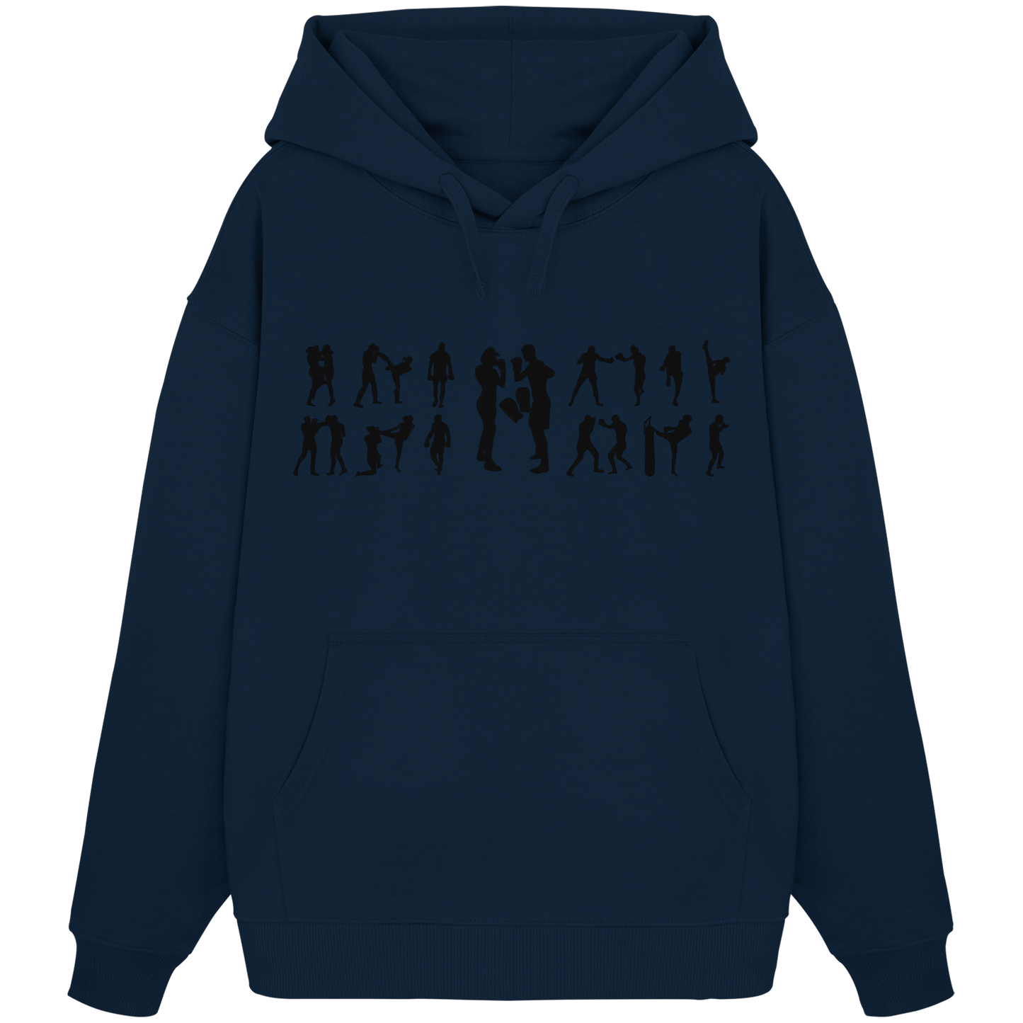 Collage MuayThai No2 - Organic Oversize Hoodie