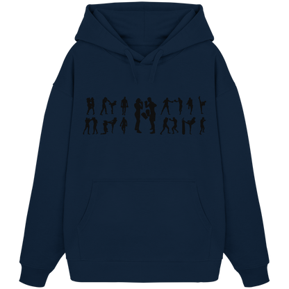 Collage MuayThai No2 - Organic Oversize Hoodie