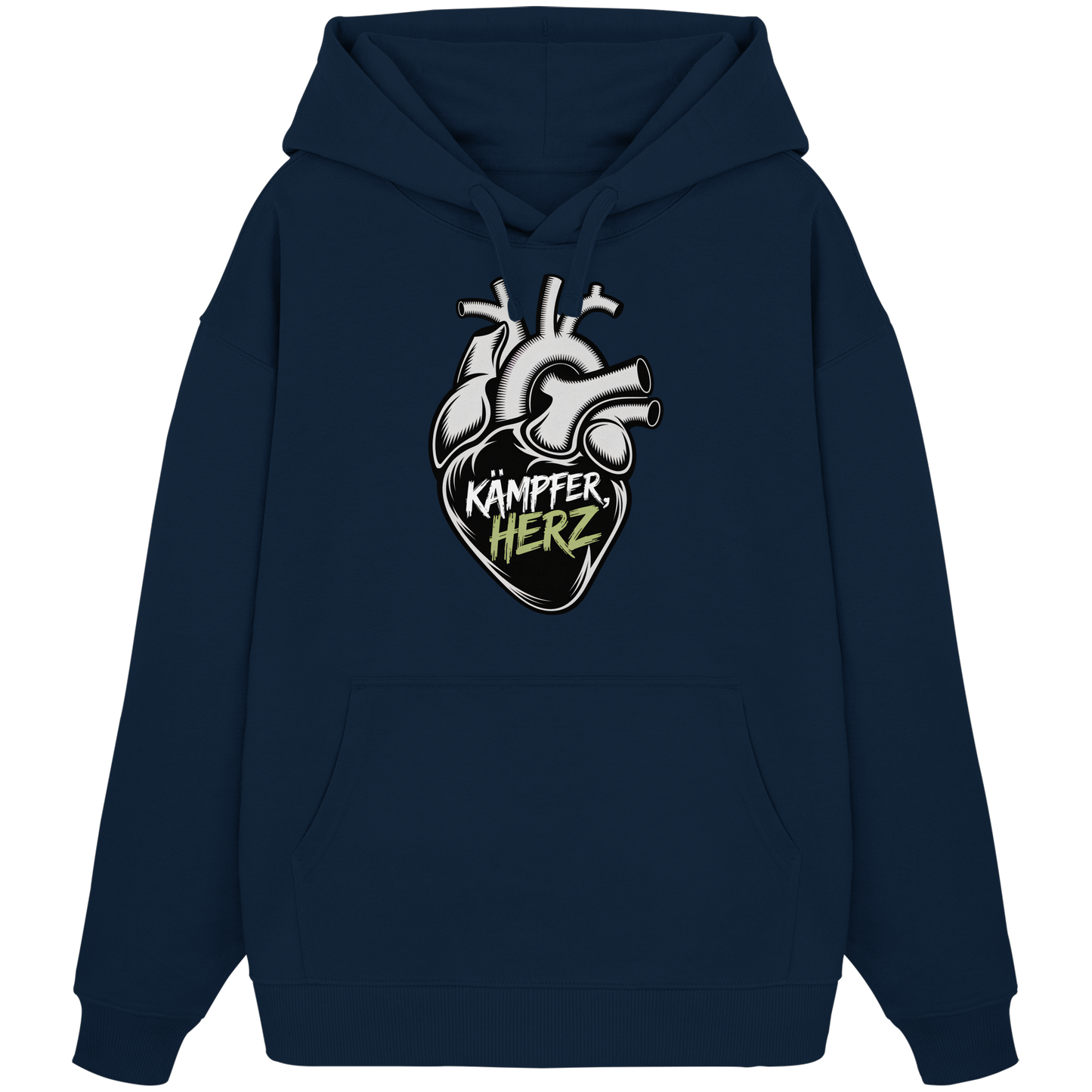 Kämpferherz Muaythai No6 - Organic Oversize Hoodie