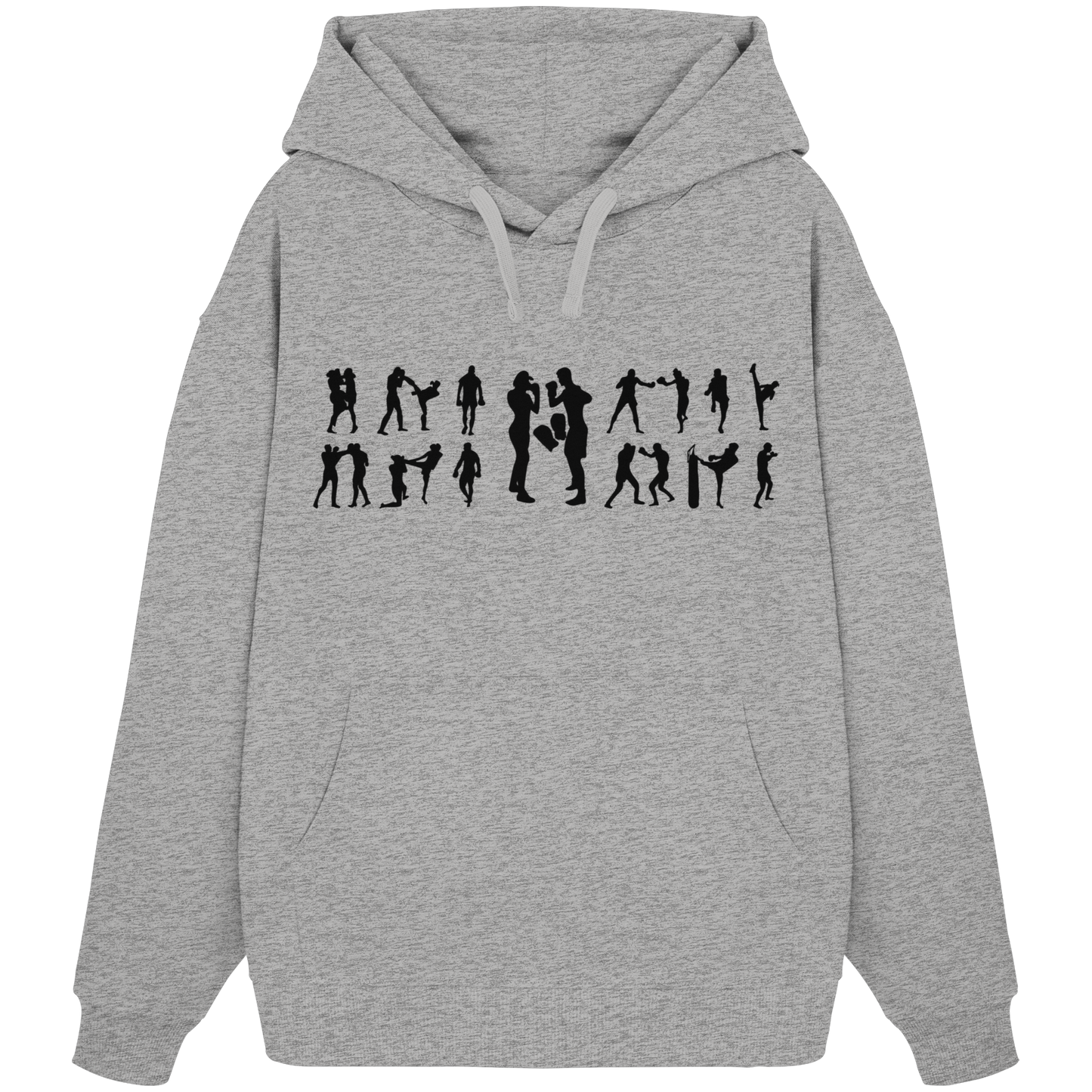 Collage MuayThai No2 - Organic Oversize Hoodie